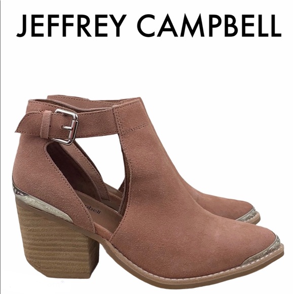 Jeffrey Campbell Shoes - JEFFREY CAMPBELL TAN SUEDE BOOTIES SIZE 5.5